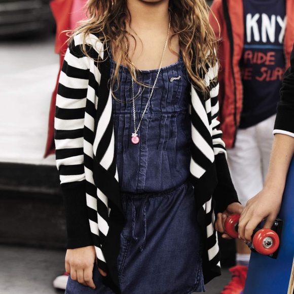 DKNY Kids' Sweater in Gray - Picture 2 of 7